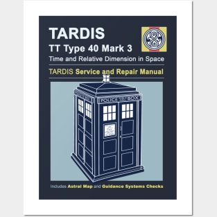 TARDIS Repair Manual Posters and Art